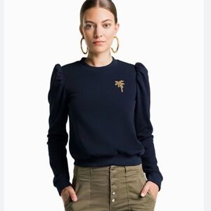 A.L.C. Grey palm tree Sweatshirt